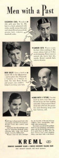 Men Past Kreml 1950s Vintage Retro Advert Poster