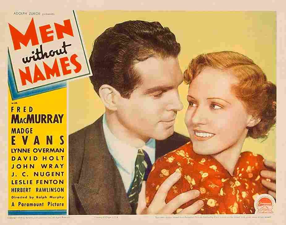 Men Without Names 01  film star poster A4 Photo Print