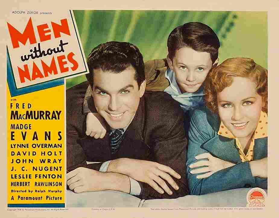 Men Without Names 03  film star poster A4 Photo Print