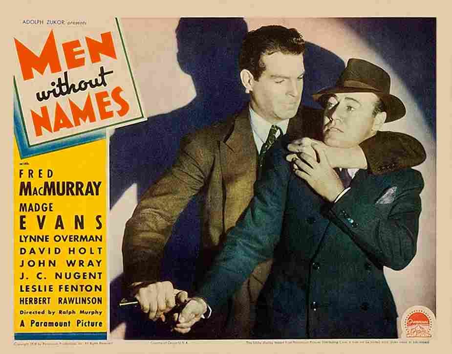 Men Without Names 07  film star poster A4 Photo Print