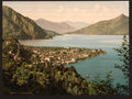 Menaggio general view II Lake Como Vintage A4 Photo Print