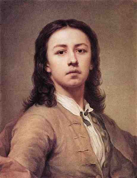 Mengs Anton Raphael Self Portrait A4 Photo Print
