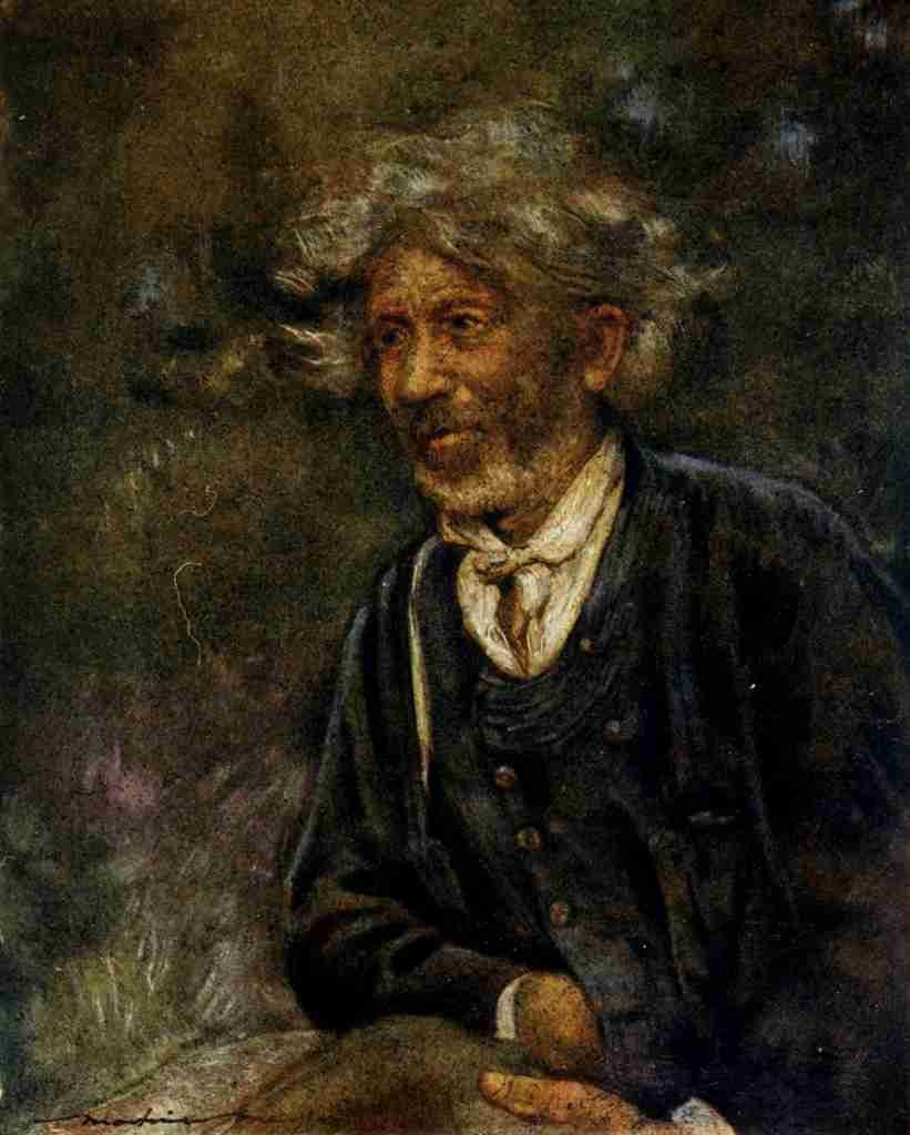 Menpes Mortimer 1855 1938 Brittany 1912 Beggar Vintage A4 Photo Print