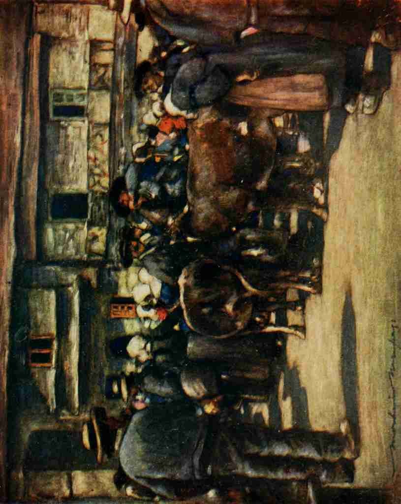 Menpes Mortimer 1855 1938 Brittany 1912 Cattle market A4 Photo Print