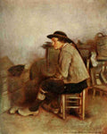 Menpes Mortimer 1855 1938 Brittany 1912 Farm labourer A4 Photo Print