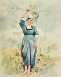 Menpes Mortimer 1855 1938 Brittany 1912 In the bois dAmour A4 Photo Print