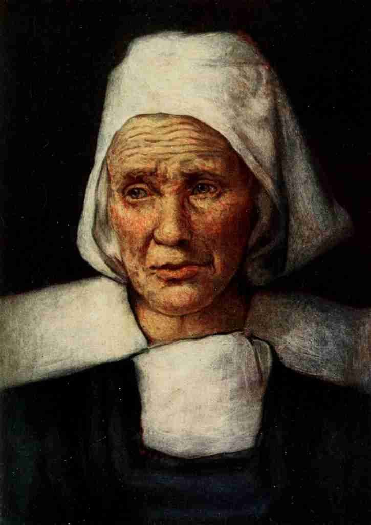 Menpes Mortimer 1855 1938 Brittany 1912 La Vieille Mere Perot A4 Photo Print