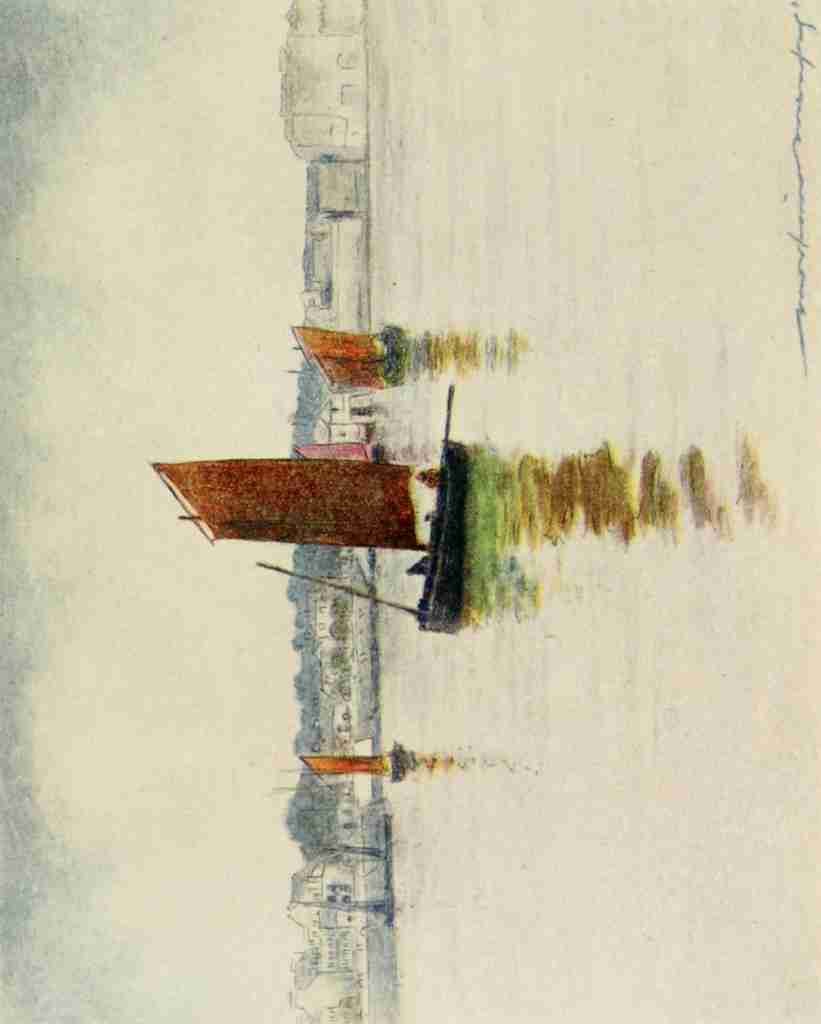 Menpes Mortimer 1855 1938 Brittany 1912 Reflections A4 Photo Print