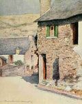 Menpes Mortimer 1855 1938 Brittany 1912 Rochefort en Terre A4 Photo Print