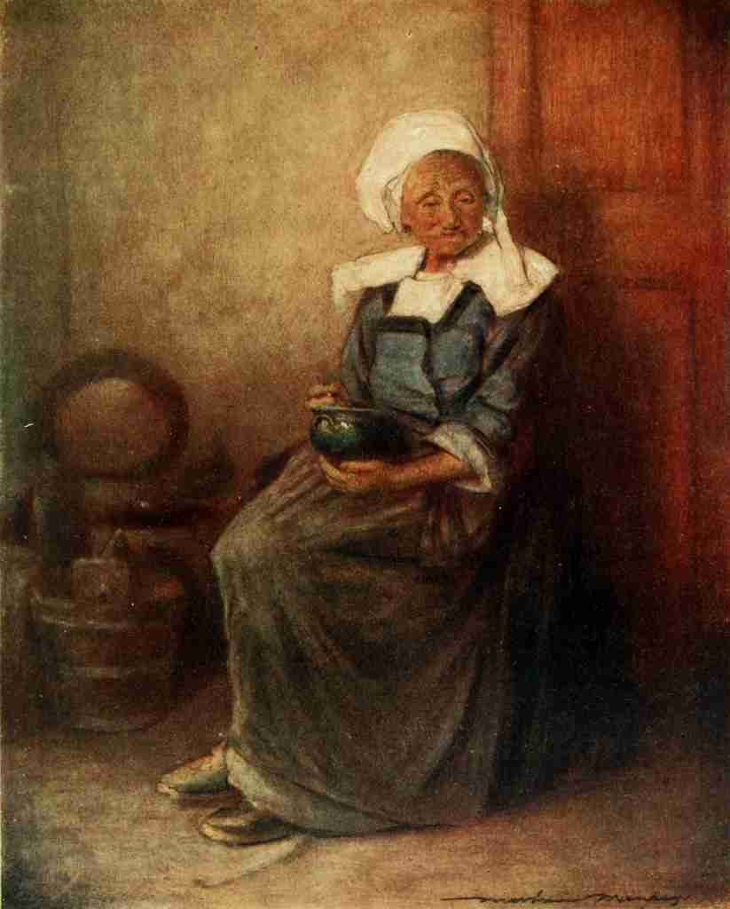 Menpes Mortimer 1855 1938 Brittany 1912 Soupe Maigre A4 Photo Print