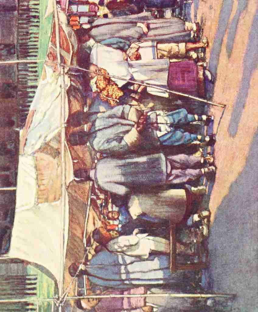 Menpes Mortimer 1855 1938 China 1909 A street stall A4 Photo Print