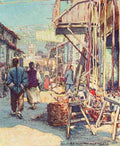 Menpes Mortimer 1855 1938 China 1909 A typical street scene A4 Photo Print