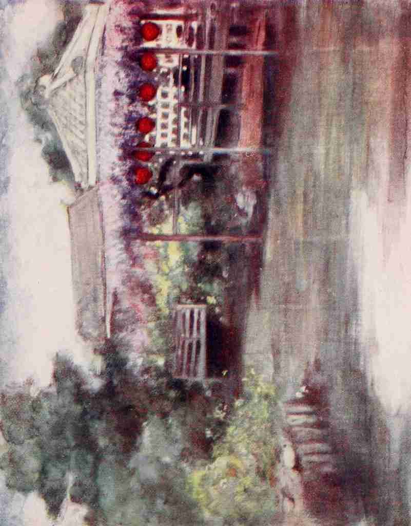 Menpes Mortimer 1855 1938 Japan 1901 A garden A4 Photo Print