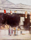 Menpes Mortimer 1855 1938 Japan 1901 A sign painters A4 Photo Print