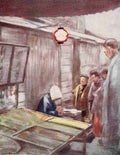 Menpes Mortimer 1855 1938 Japan 1901 A sweet stuff stall A4 Photo Print