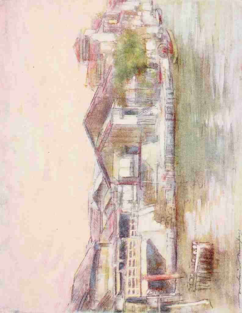 Menpes Mortimer 1855 1938 Japan 1901 A tranquil waterway A4 Photo Print