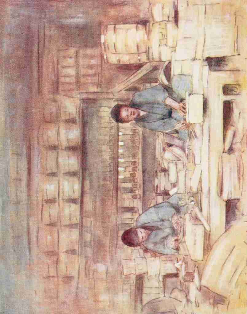 Menpes Mortimer 1855 1938 Japan 1901 Carpenters at work A4 Photo Print