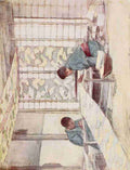 Menpes Mortimer 1855 1938 Japan 1901 Finishing touches A4 Photo Print