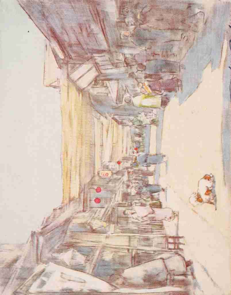 Menpes Mortimer 1855 1938 Japan 1901 Honeysuckle Street A4 Photo Print