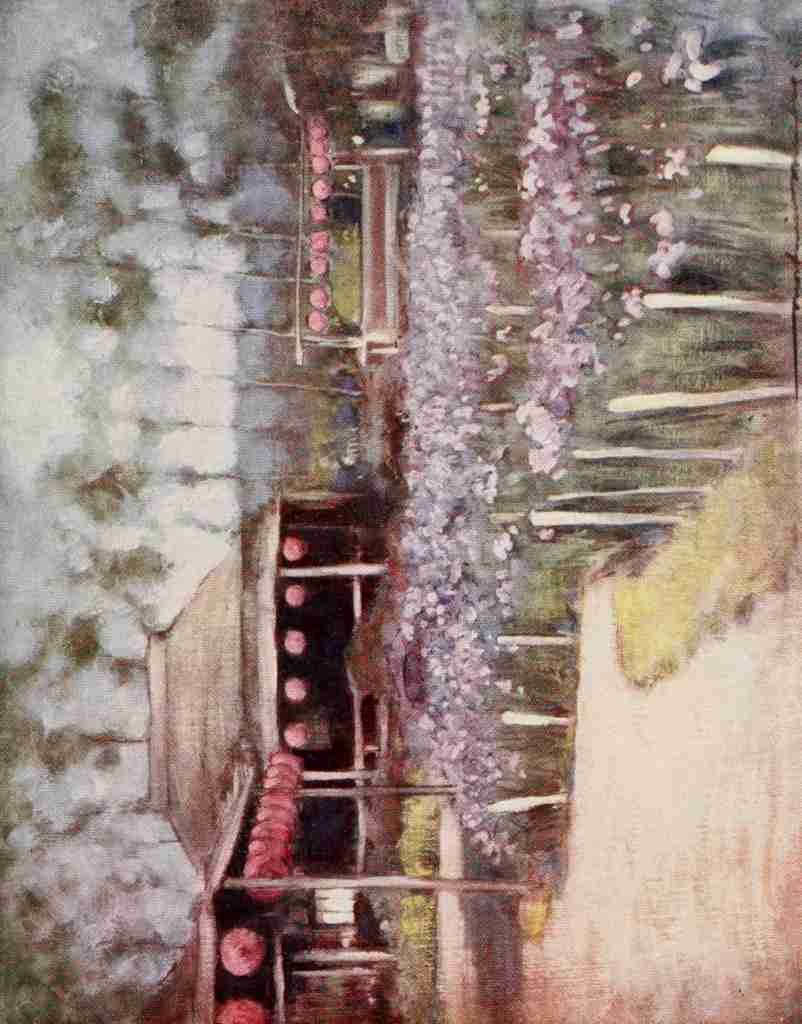 Menpes Mortimer 1855 1938 Japan 1901 Iris garden A4 Photo Print