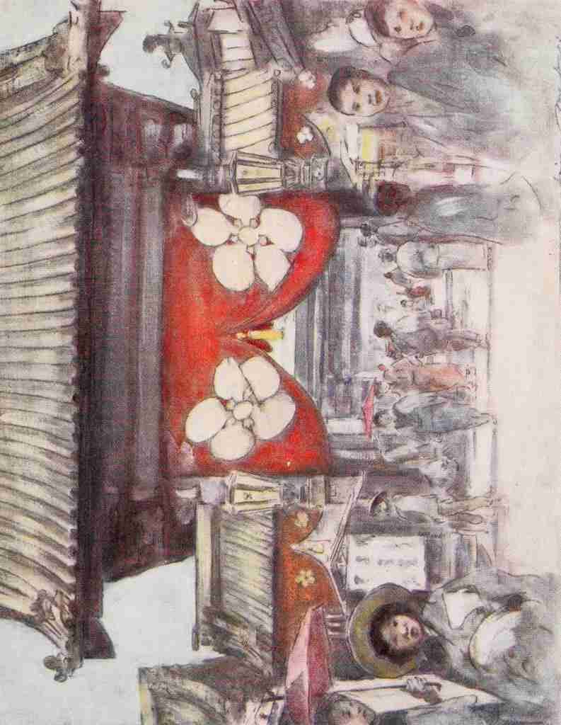 Menpes Mortimer 1855 1938 Japan 1901 Leading to the temple A4 Photo Print