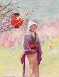 Menpes Mortimer 1855 1938 Japan 1901 Miss Pomegranate A4 Photo Print