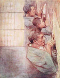Menpes Mortimer 1855 1938 Japan 1901 Stencil makers A4 Photo Print