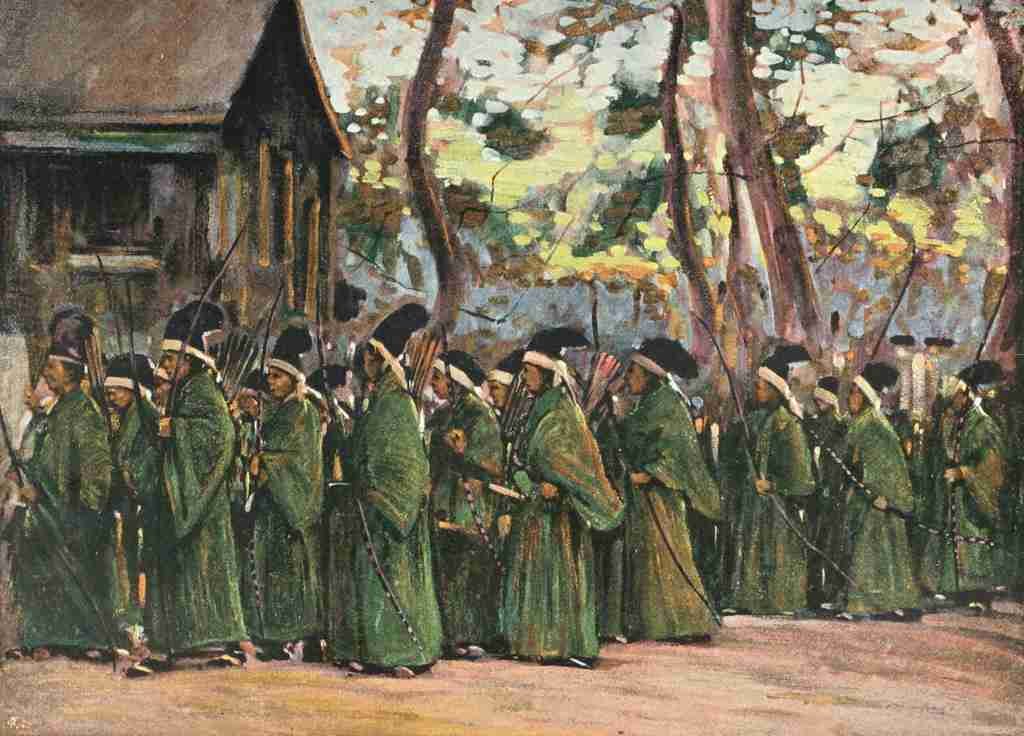 Menpes Mortimer 1855 1938 Japanese monks The Studio 1893 A4 Photo Print