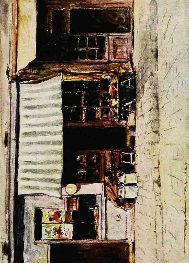 Menpes Mortimer 1855 1938 Paris 1909 A Cremerie in the Rue St Honore A4 Photo Print