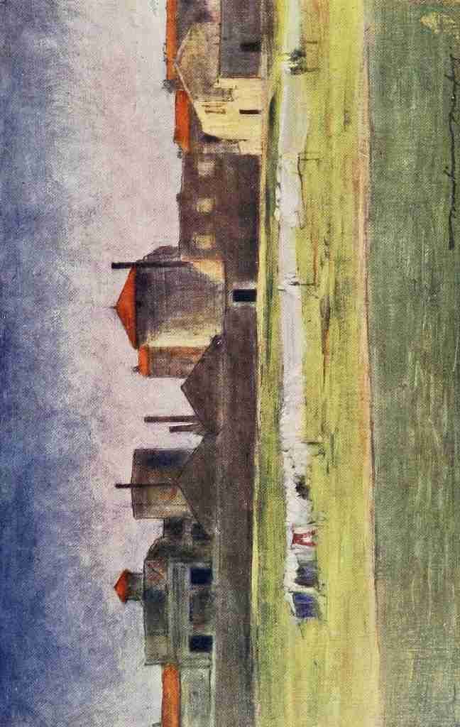 Menpes Mortimer 1855 1938 Paris 1909 Drying ground near Charenton A4 Photo Print
