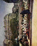 Menpes Mortimer 1855 1938 Paris 1909 Flower Market A4 Photo Print