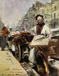 Menpes Mortimer 1855 1938 Paris 1909 Fruit Seller A4 Photo Print