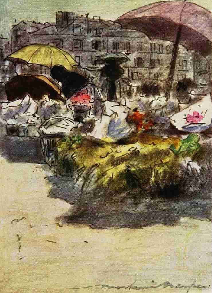 Menpes Mortimer 1855 1938 Paris 1909 Fruit & Flowers A4 Photo Print