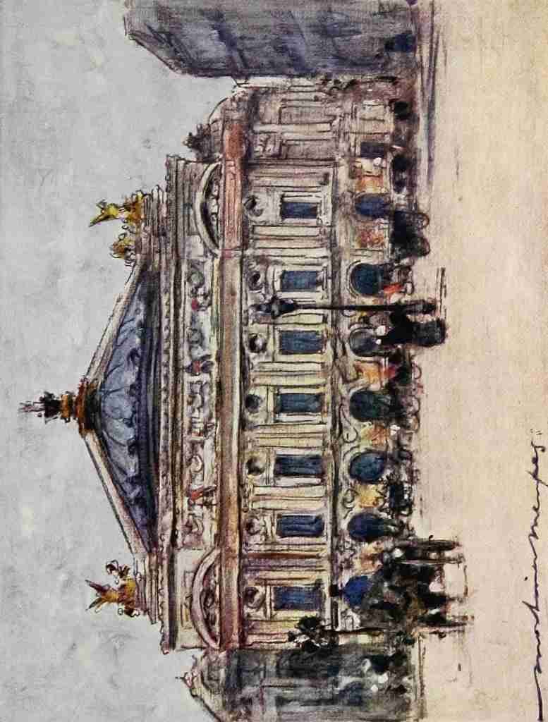 Menpes Mortimer 1855 1938 Paris 1909 Opera A4 Photo Print