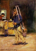 Menpes Mortimer 1855 1938 Paris 1909 Orange Vendor A4 Photo Print