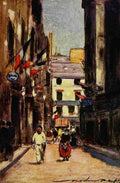 Menpes Mortimer 1855 1938 Paris 1909 Rue de Seine A4 Photo Print