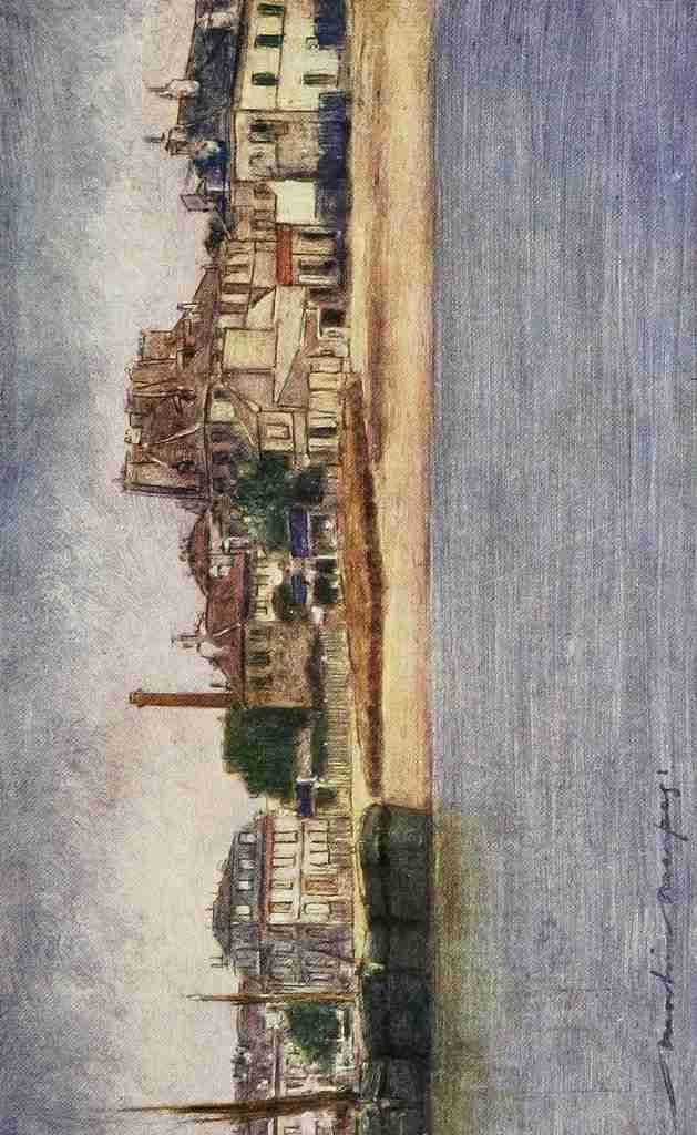 Menpes Mortimer 1855 1938 Paris 1909 Seine near Charenton A4 Photo Print