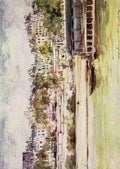 Menpes Mortimer 1855 1938 Paris 1909 Wash house near Pont Neuf A4 Photo Print