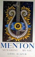 MentonMusic Advert A4 Photo Print