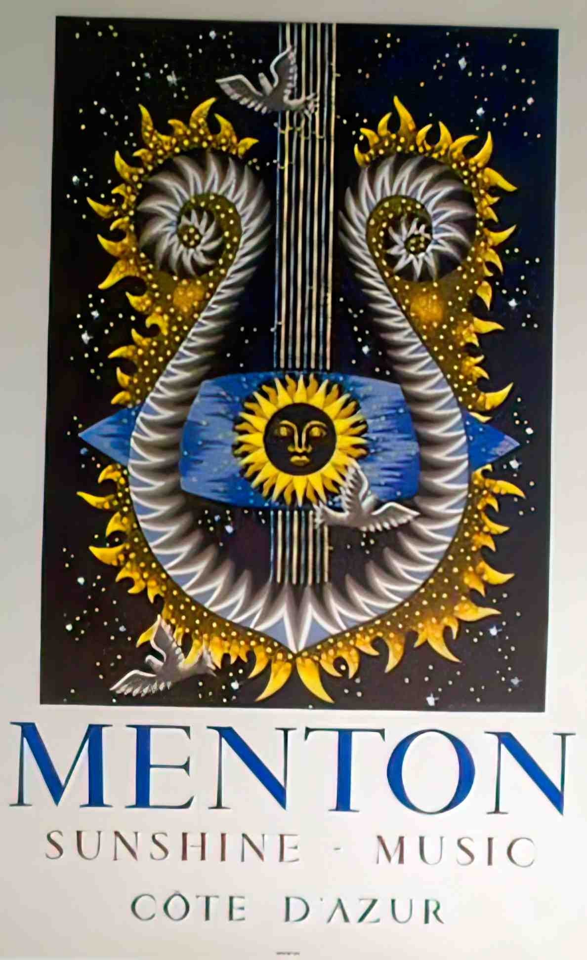 MentonMusic Advert A4 Photo Print