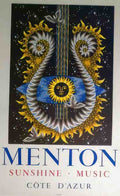 MentonMusic Vintage Advert A4 Photo Print