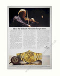 Menuhin Rolex Watches Vintage Retro Advert Poster A4 Photo Print