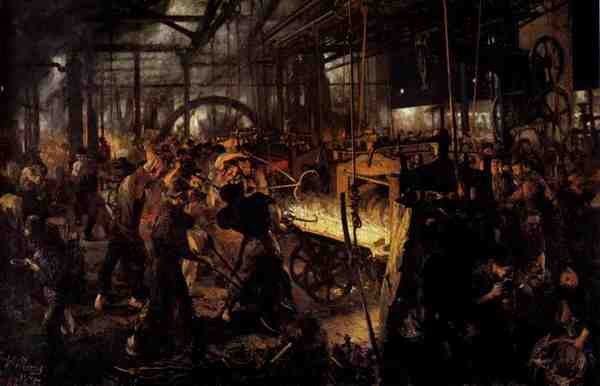 Menzel Adolf Vaon The Foundry A4 Photo Print