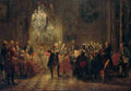 Menzel Adolph von 1815 1905 Frederick the Great plays flute A4 Photo Print