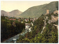 Meran from Gilfpromenade Tyrol Vintage A4 Photo Print