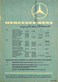 Mercedes Benz 1954 Vintage Retro Advert Poster A4 Photo Print