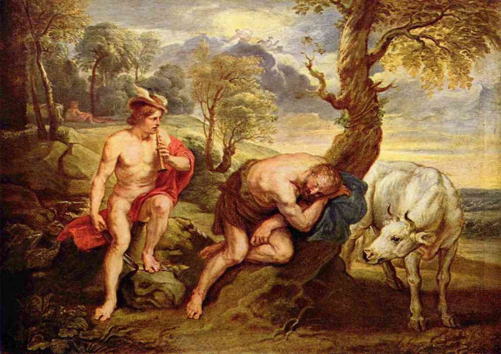 Mercury And Argus Rubens A4 Photo Print