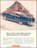 Mercury Pickup Truck 1950s Vintage Retro Advert Poster
