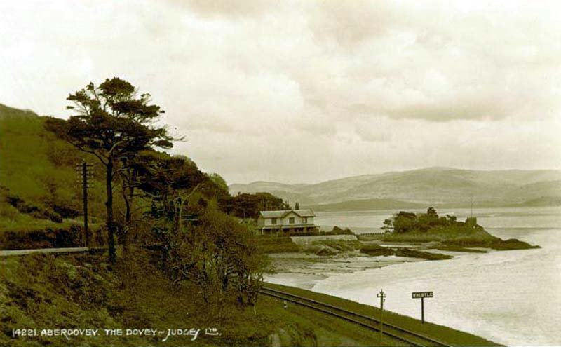 Merionethshire Aberdovey The Dovey vintage old A4 Photo Print