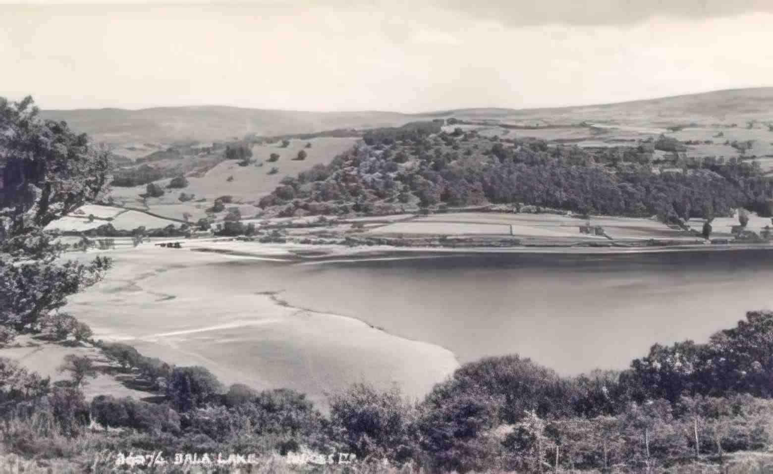 Merionethshire Bala Bala Lake Vintage A4 Photo Print